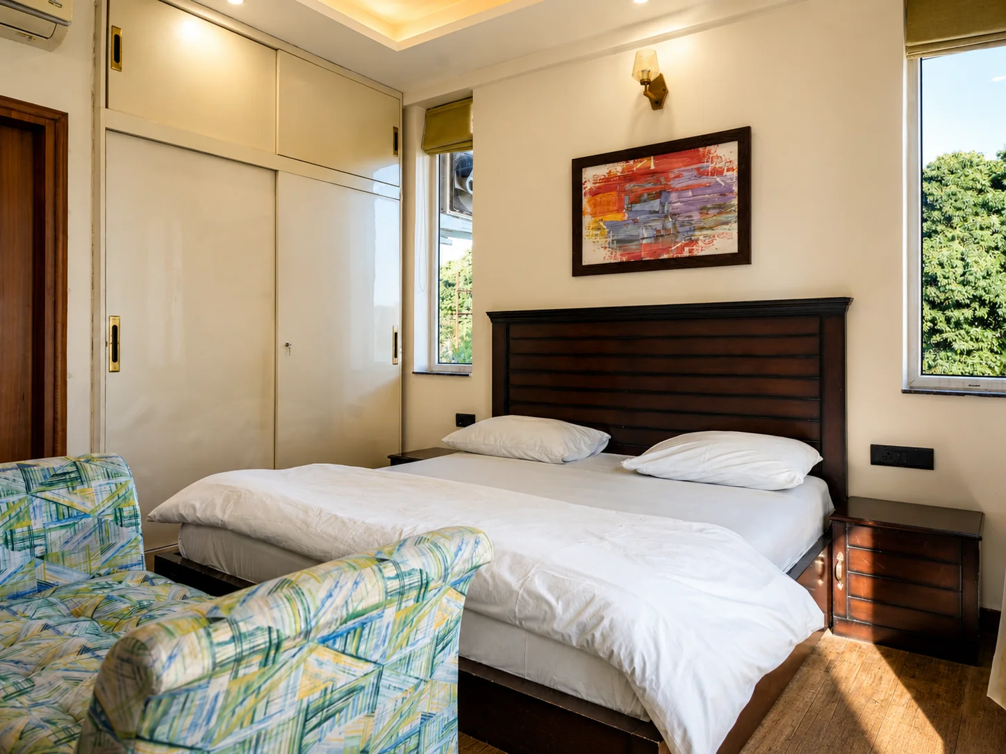 Extended stay guest room for school admissions at our Dehradun Dalanwala homestay