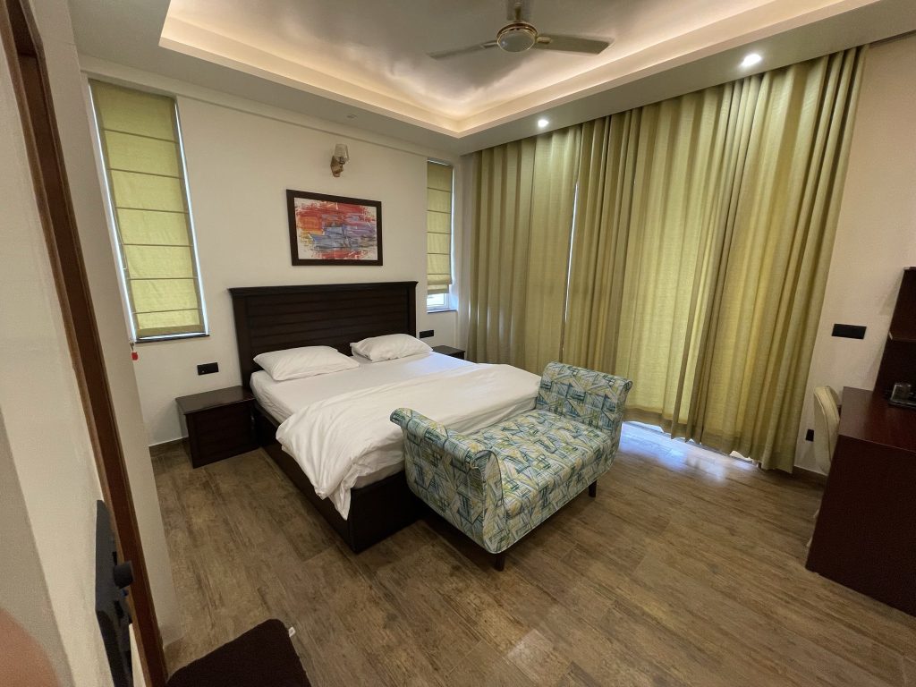 Bedroom of Palatial Homes which is the best homestay in dehradun