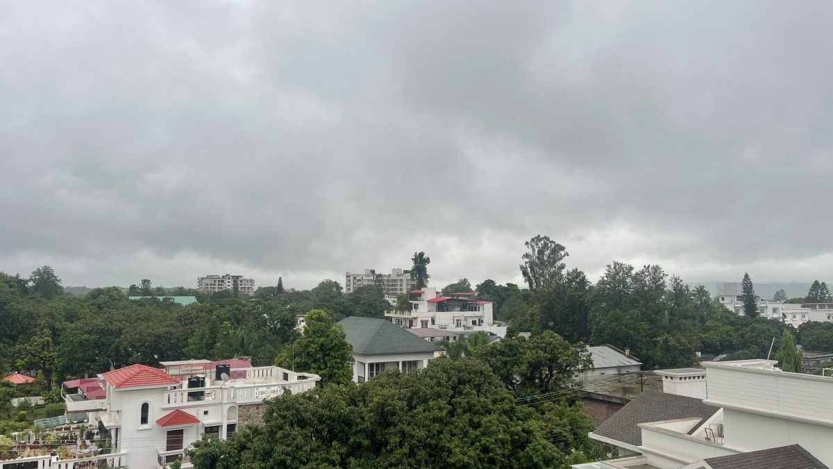 Monsoon view from The Palatial Homes