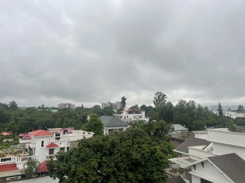 Monsoon view from The Palatial Homes