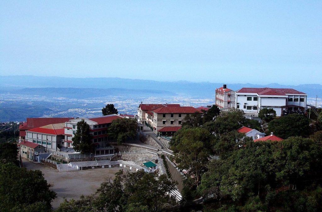 Eye-soothing campus of Wynberg Allen School in Dehradun in the Winter Evening